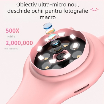 Microscop de jucărie pentru copii - ediție actualizată 2024 - model 355 - observație biologică