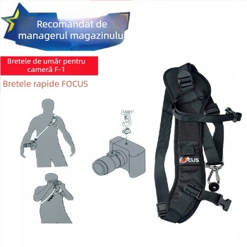 Curea de umăr pentru cameră F-1 Focus, cu design pe un umăr și acces rapid