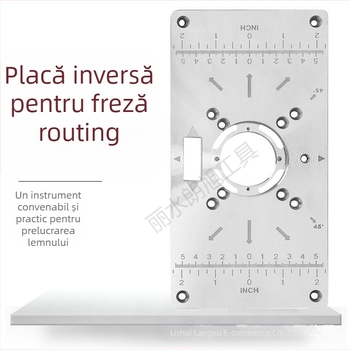 Mașină de gravură și frezare pentru lemn cu corp din aluminiu — canelări, găurire și finisare, destinație generală, pentru uz casnic