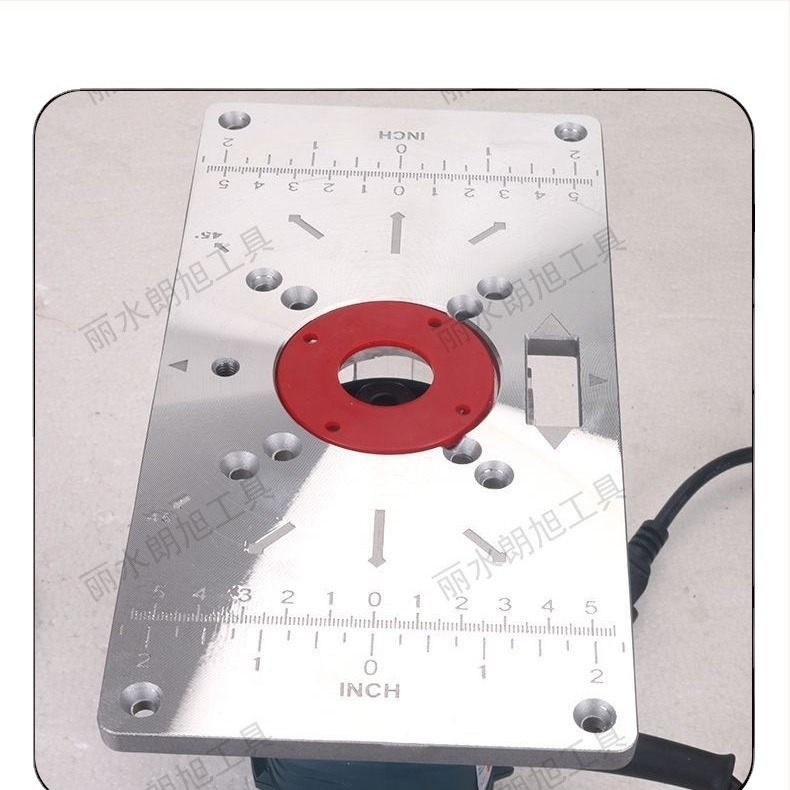 Mașină de gravură și frezare pentru lemn cu corp din aluminiu — canelări, găurire și finisare, destinație generală, pentru uz casnic