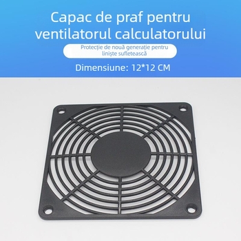 Plasă de protecție împotriva prafului pentru ventilator de răcire - Protecție împotriva prafului pentru ventilatoare axiale ale PC-ului (Brand: Xinli; Aplicație: ventilatoare axiale în carcase PC; Caracteristici: protecție împotriva prafului)