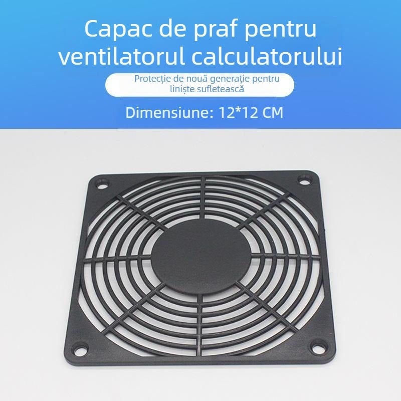 Plasă de protecție împotriva prafului pentru ventilator de răcire - Protecție împotriva prafului pentru ventilatoare axiale ale PC-ului (Brand: Xinli; Aplicație: ventilatoare axiale în carcase PC; Caracteristici: protecție împotriva prafului)