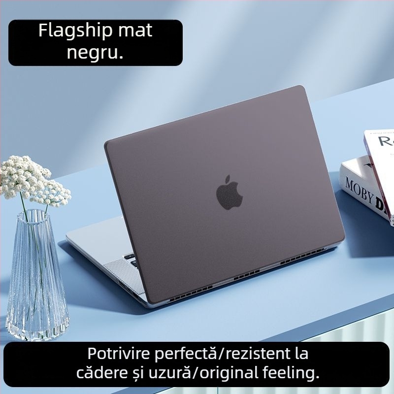 Carcasă de protecție MacBook — Finisaj mat, husă din plastic, compatibilă cu seria MacBook, lansată în 2021