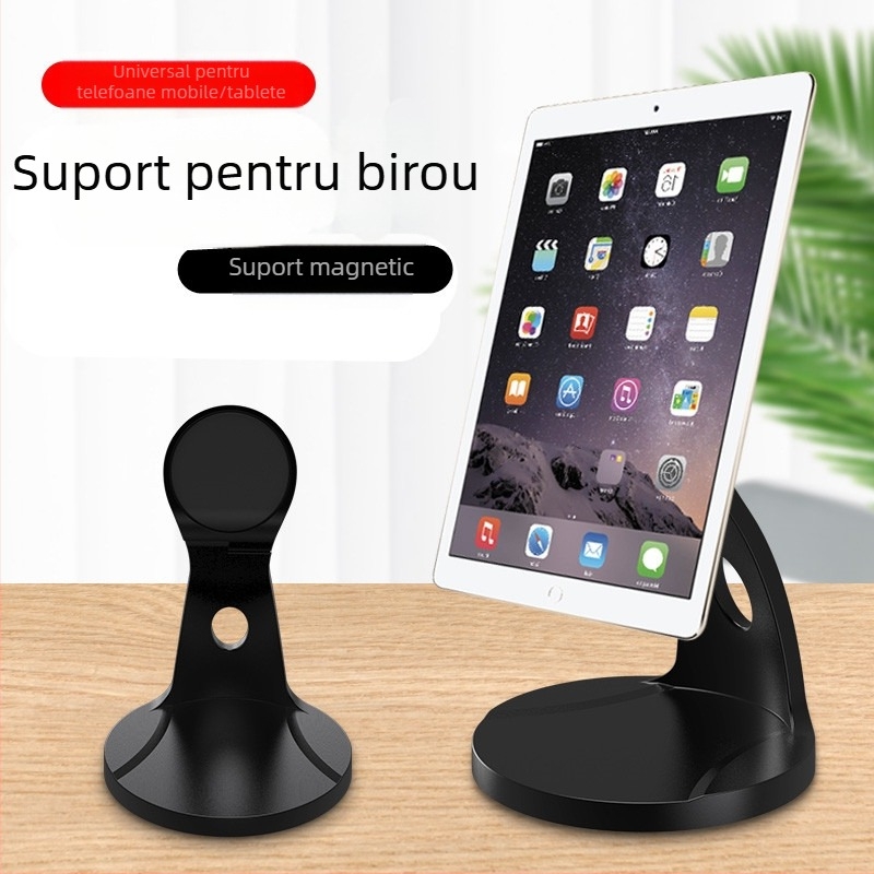 Suport pentru tabletă TS-02, din plastic și aluminiu, suport de birou cu două fețe, compatibil cu iPad, iPad Mini, iPad 2/3/4, greutate 0,14 kg