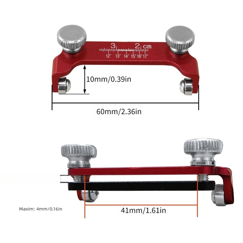 Ascuțitor cu unghi fix pentru dalți pentru tâmplărie (manual, aliaj de aluminiu)