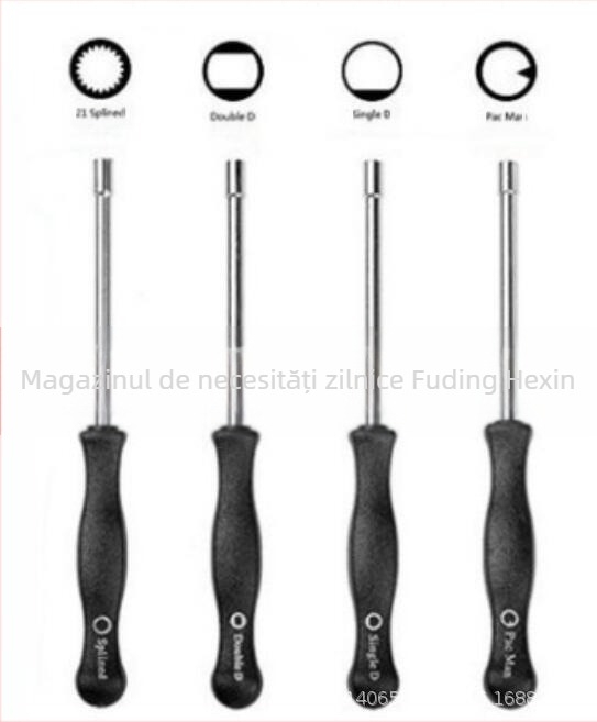 LISM set de șurubelnițe pentru carburetor, reglaj de precizie, oțel inox nichel-chrom, izolat, fără magnetism, greutate 0.1