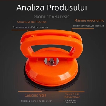 Cască vid pentru plafon, baie din sticlă — tensiune; car suction cup