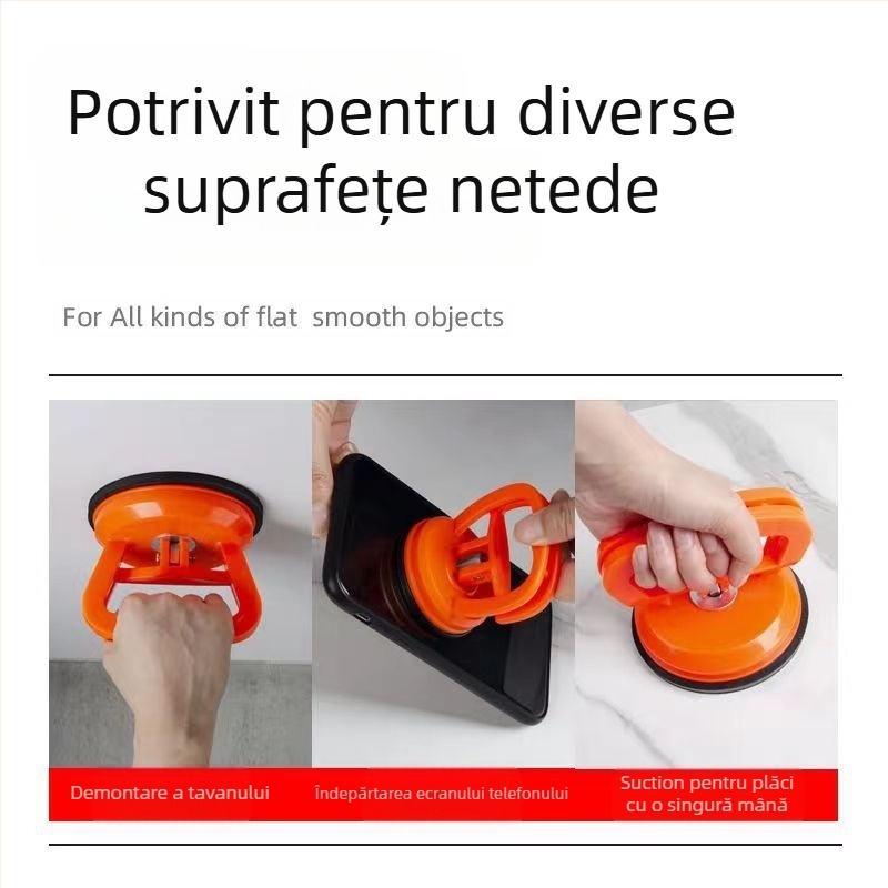 Cască vid pentru plafon, baie din sticlă — tensiune; car suction cup