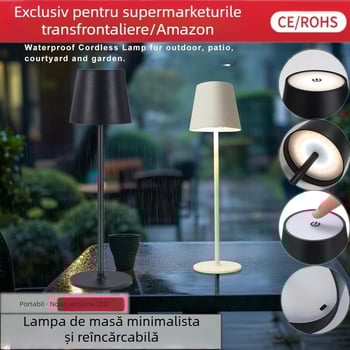 Aolishi Goblet Lampa de masă cu control tactil, iluminare în trei culori, alimentare 5V, certificare CE