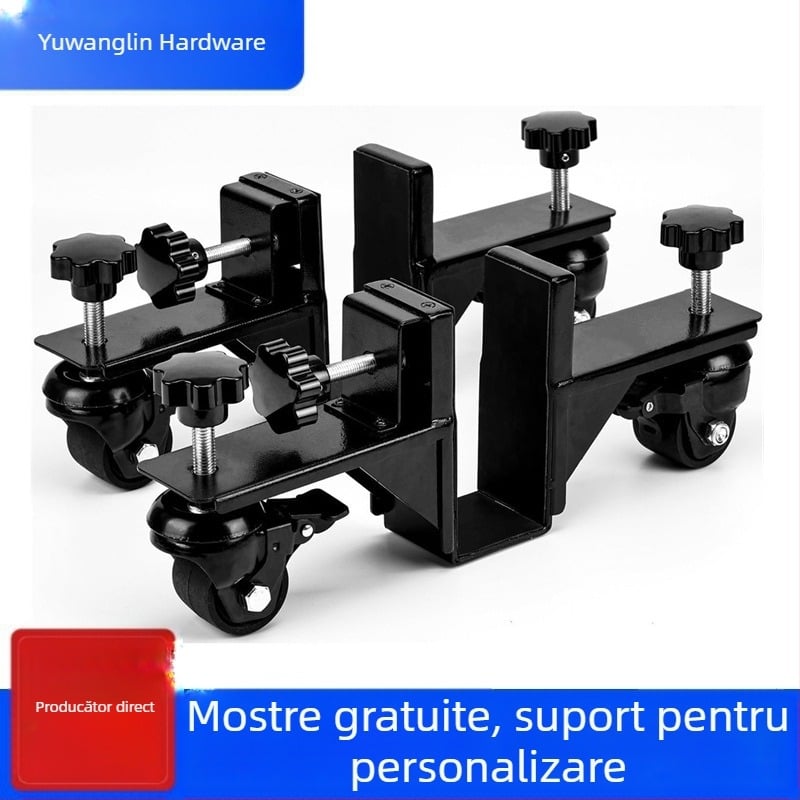 Cărăruță de transport pentru panouri de uși, oțel carbon, Yu Wanglin, model Old Style, destinat transportului panourilor de uși, sudură + vopsire termică.