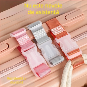 Cataramă pentru bagaje cu cârlig extern – curea din nylon, marcă Family Meaning, reducerea încărcării, primăvara 2018