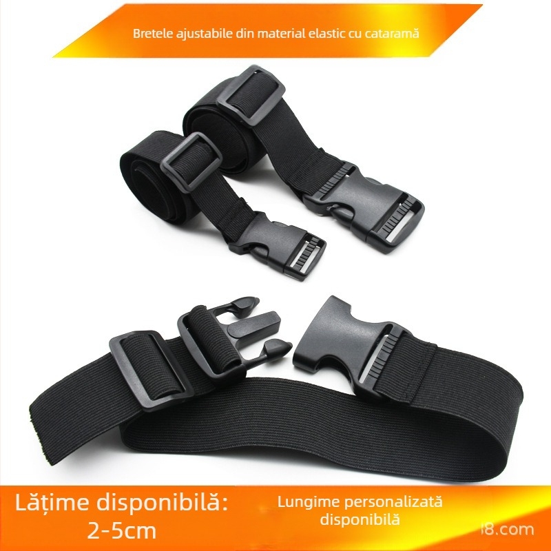 Bandă elastică cu cataramă din plastic, curea reglabilă pentru cort și bagaje, sarcină 10 kg, brand Mumu