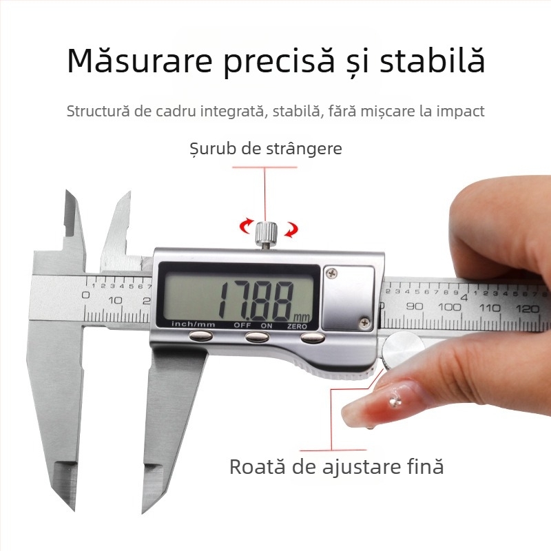 QST EXPRESS Caliper digital cu afișaj LCD