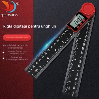 2-in-1 Digital Angle Ruler with Protractor and Vernier Caliper