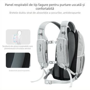 Rucsac de ciclism pentru biciclete de oraș și de munte, capacitate 12L, model 1061#, nylon/poliester, cu husă de ploaie