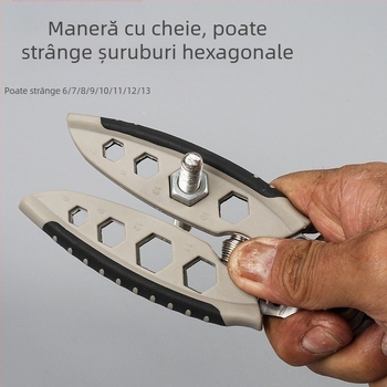 Clește de dezizolare a cablurilor pentru electricieni — Senssheng, material: oțel aliat crom-vanadiu, greutate: 150 g, funcție: dezizolarea cablurilor, caracteristici: standard