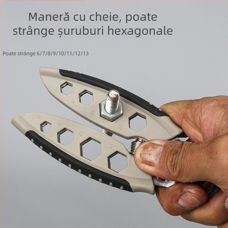 Clește de dezizolare a cablurilor pentru electricieni — Senssheng, material: oțel aliat crom-vanadiu, greutate: 150 g, funcție: dezizolarea cablurilor, caracteristici: standard