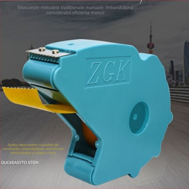 Mașină de lipire a benzii de mască din hârtie pentru zugrăvire; bază din polipropilenă (BOPP); include 1 rol de hârtie texturată