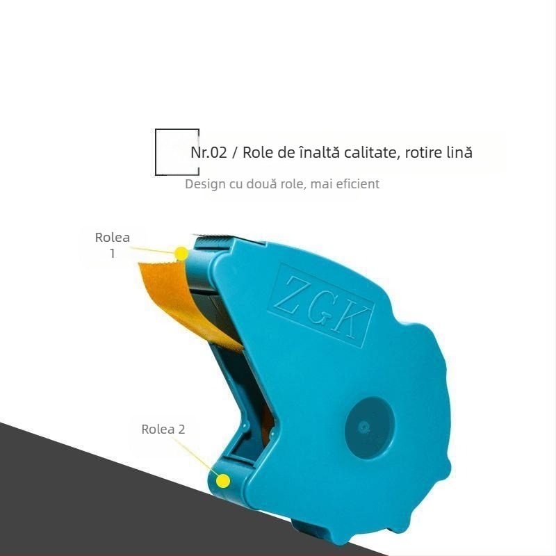 Mașină de lipire a benzii de mască din hârtie pentru zugrăvire; bază din polipropilenă (BOPP); include 1 rol de hârtie texturată