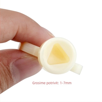 Încuietoare pentru capacul coșului de gunoi pentru exterior, cu încuietoare triunghiulară și cheie cu limbă