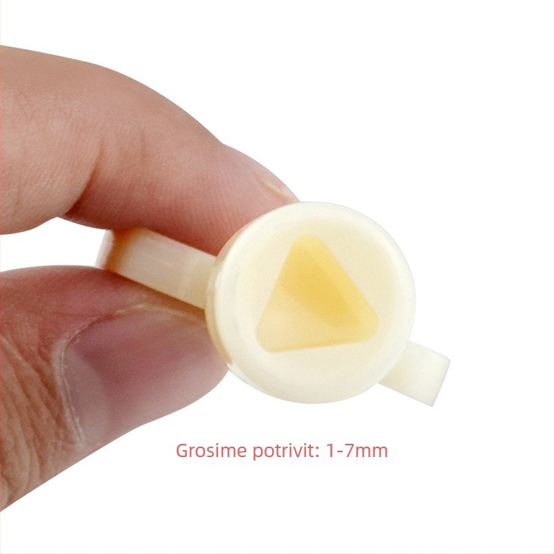 Încuietoare pentru capacul coșului de gunoi pentru exterior, cu încuietoare triunghiulară și cheie cu limbă