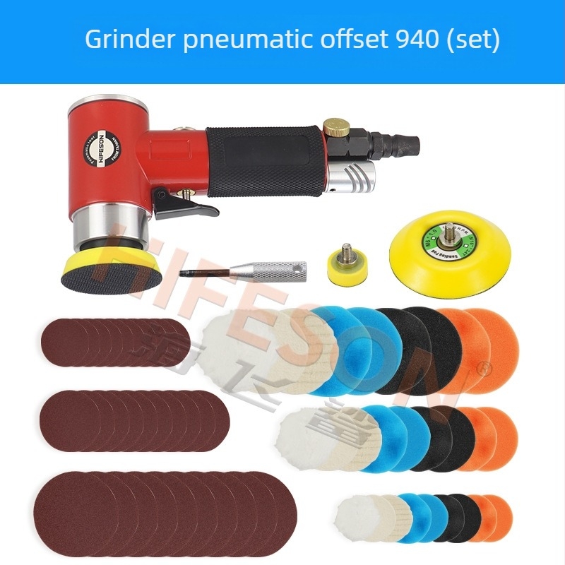 Sea Flying Shark șlefuitor excentric pneumatic pentru șlefuire, lustruire și ceară auto