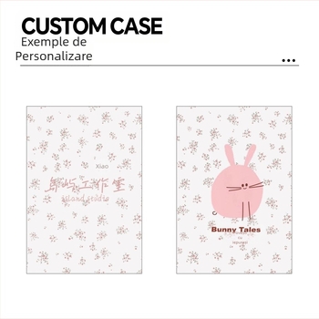 Genti de cadouri pentru haine, plastic transparent mat, cu model floral, deschidere plată, dublu strat, grosime 12, lungime mâner 50