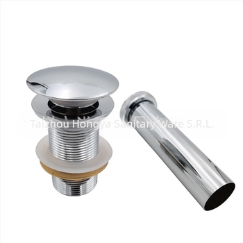 Chiuvetă de baie, model D-009, material inox și cupru, formă în stil german, drenaj cu sifon și preaplin