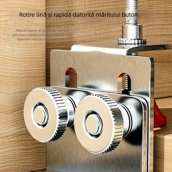 Instrument de montaj ușă dulap – unealtă de poziționare pentru dulapuri la podea, suspendate și garderobă, suport multifuncțional pentru poli și rafturi (construcții)