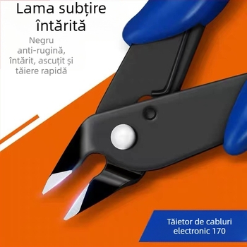 Clește pentru pini de Gundam modele, lame din oțel cu conținut ridicat de carbon, marcă Kingmas, greutate 50 g, calitate industrială