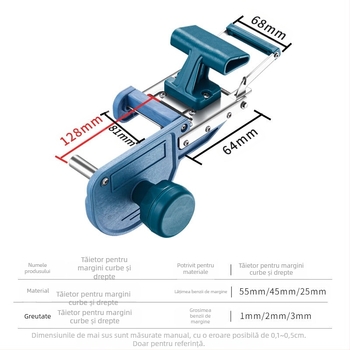 Freză manuală pentru capul de margine, tâmplă ecologică, racletă pentru margine, Brand: Other