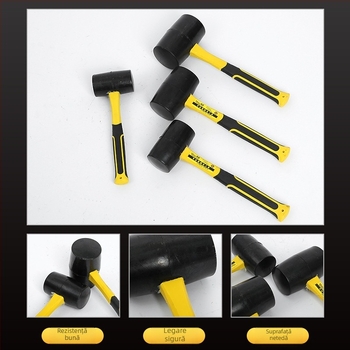 Ciocan din cauciuc pentru montajul plăcilor de porțelan, cap din cauciuc, antișoc, marca Yingsheng