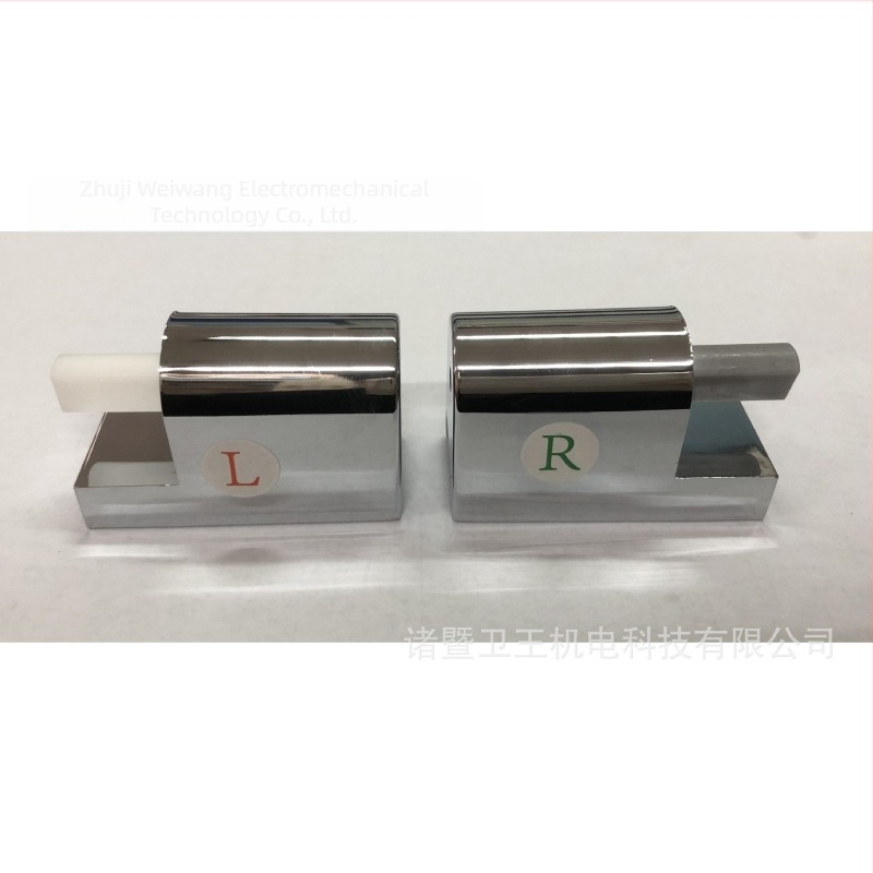 Balama pentru capacul de toaletă, închidere lentă, din aliaj de zinc, carcasă pătrată