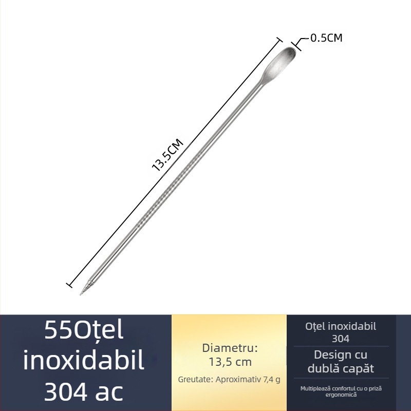 Unealtă pentru latte art din oțel inoxidabil 304, marca Titanium Star Treasure, accesoriu pentru cafea, stil Leisure, potrivit pentru cafenele, restaurante și acasă