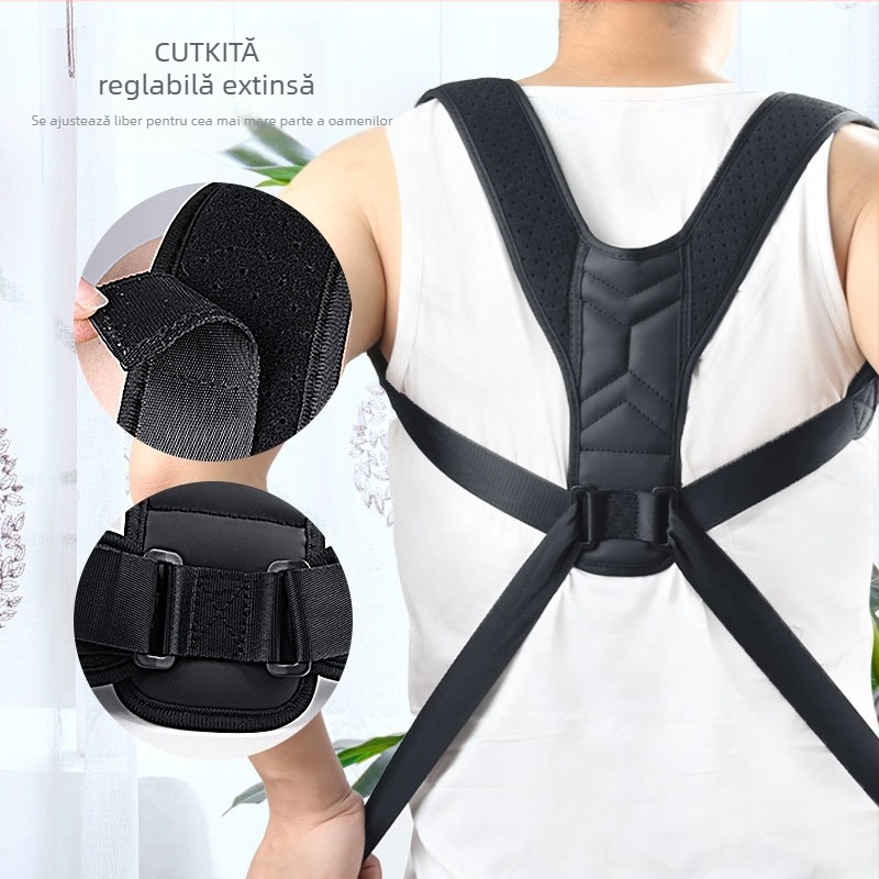 Centură de corectare a posturii – reglabilă, respirabilă, design invizibil pentru poziția șezândă; Curea ortopedică. Brand: Foot Product Exchange; Model: Orthotic belt; Momentul lansării pe piață: 2021; Licențiat privat etichetă: Da