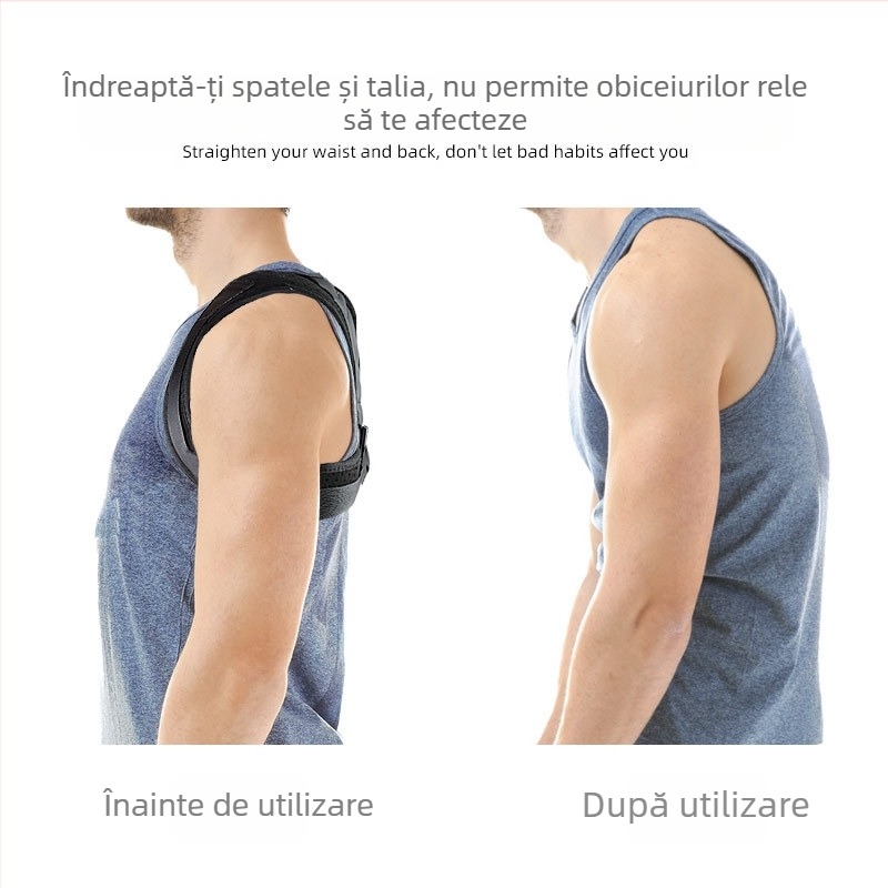 Centură de corectare a posturii – reglabilă, respirabilă, design invizibil pentru poziția șezândă; Curea ortopedică. Brand: Foot Product Exchange; Model: Orthotic belt; Momentul lansării pe piață: 2021; Licențiat privat etichetă: Da