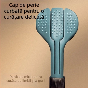 Love Teeth periuță de dinți pentru adulți, cu peri moi, design 3D, manuală