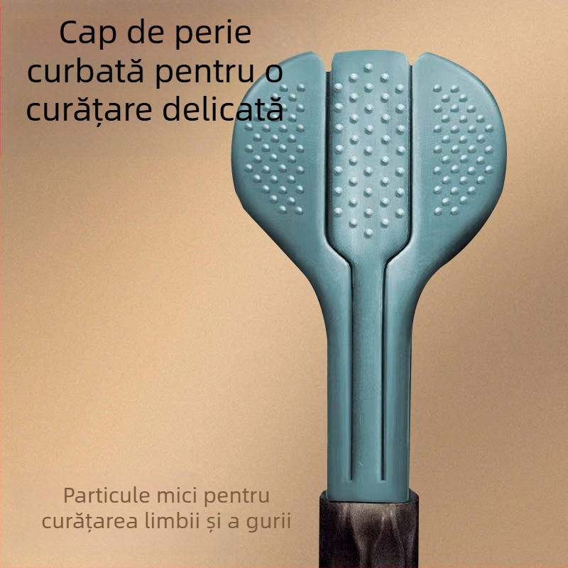 Love Teeth periuță de dinți pentru adulți, cu peri moi, design 3D, manuală