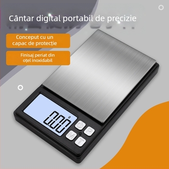 Cântar digital pentru bijuterii T50, 0,01 g–1000 g, portabil, precizie înaltă