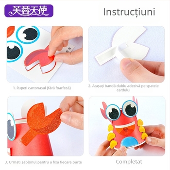 Kit DIY de pictură pe pahare de hârtie Hibiscus Angel, fabricat în Changzhou; material: hârtie; ambalare: cutie; potrivit pentru vârsta 7–14 ani