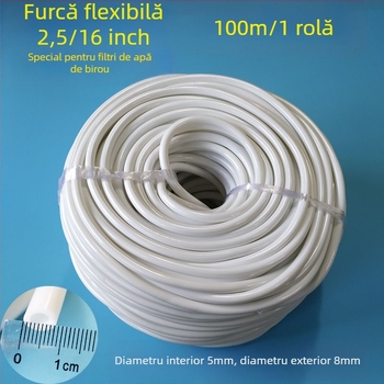 Aparat de purificare a apei cu osmoză inversă; principiu de funcționare: osmoză inversă; elemente de filtrare: RO, carbon activ, vată PP; potrivit pentru consum direct; material: plastic