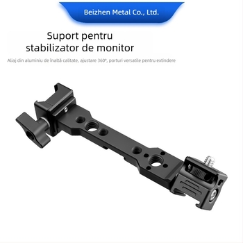 Suport lateral de expansiune pentru iluminare, microfon și monitor RS3 mini / RSC2 — model TLB-027, aliaj de aluminiu, greutate 82 g, compatibil RS3 mini și RSC2, 1 bucată.