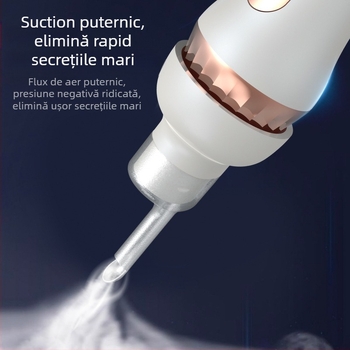 Lingură de urechi luminoasă, automată și electrică pentru sugari și copii — vârf moale, siguranță