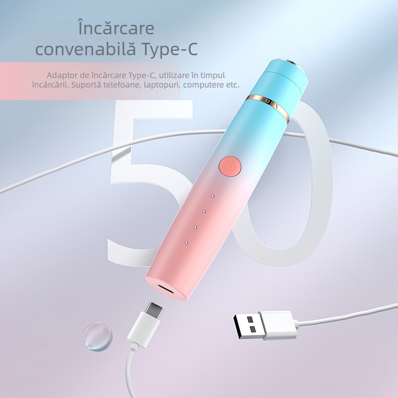 Epilator electric pentru corp: trei în unu, lavabil pentru întregul corp, model FK-112, alimentare USB/electric