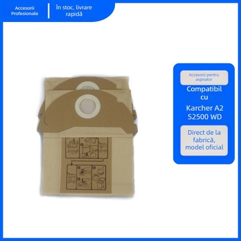 Sac de praf pentru aspirator Kärcher A2 S2500/WD - uz casnic; model: A2 S2500/WD; aria de utilizare: 101-150 m²; categorie: accesorii pentru aspiratoare