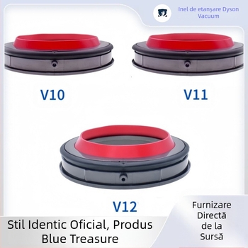 Garnitură de etanșare Dyson pentru V10/11/12 și capac inferior al compartimentului de praf — ABS, 220V, 1600W, model universal