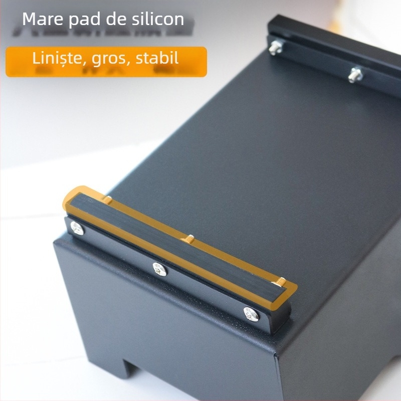 Cutie pentru resturi de cafea - Guitar Coffee, oțel teflonat, stil modern simplu, potrivit pentru bar, cafenea și restaurant