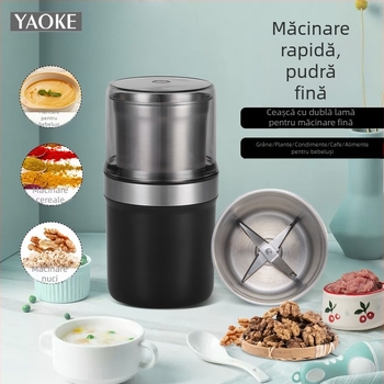 Mașină de bucătărie multifuncțională pentru măcinare umedă și uscată, capacitate 100 ml, 200 W, 20.000–29.999 rpm, vas din oțel inoxidabil