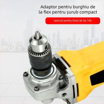 Cap de conversie pentru polizor unghiular, cu mandrină cu trei brațe, din oțel cu carbon înalt