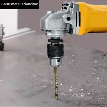 Cap de conversie pentru polizor unghiular, cu mandrină cu trei brațe, din oțel cu carbon înalt